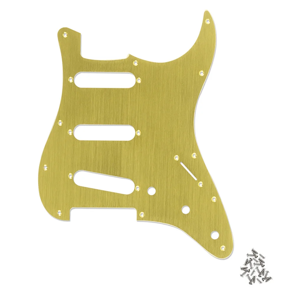 SSS 11-Hole электрогитара Strat Pickguard задняя крышка полости для американской