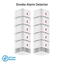 CPVan M10 детектор дыма детектор EN14604 CE сертифицированный 85 дБ фотоэлектрический датчик дыма детектор системы сигнализации безопасности