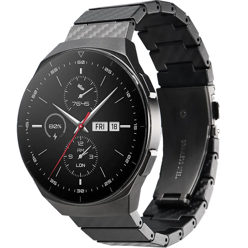 Lmitation carbon fiber strap 20mm 22mm for Samsung Galaxy Watch Active 2/ Gear S3/amazfit GTS 3/GTR 3/Huawei GT 3 Pro watch band - AliExpress