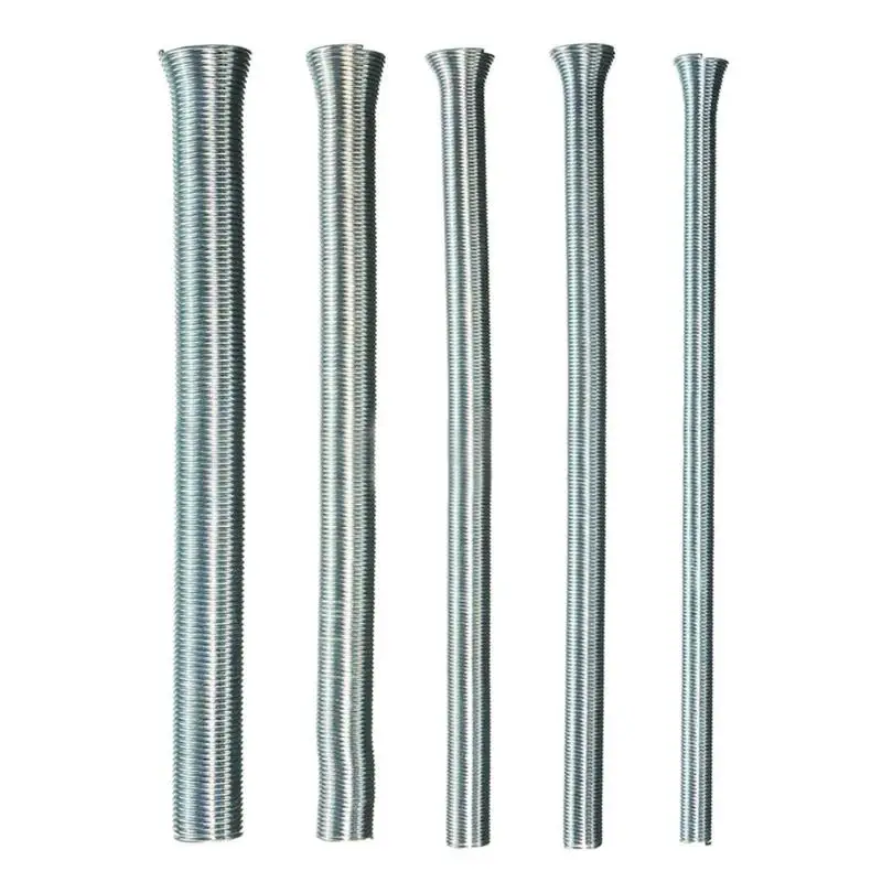 

5pcs Manual PVC Wire Spring Pipe Bender Curve Springs Tube Bending Tools