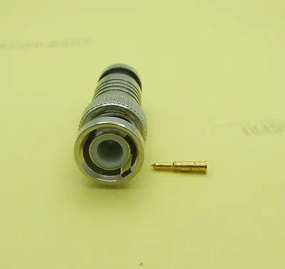  DHL/EMS 200PCS CCTV Compression BNC Male Connector Plug for CCTV camera Coaxial RG59 Cable-A8 - 4.00019E+12