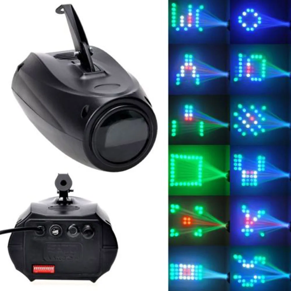 

New Amazing Auto/Sound Active RGBW Led Disco Light Stage Party Lights DJ Lighting Effect Show Hundreds of Patterns Fashion ship