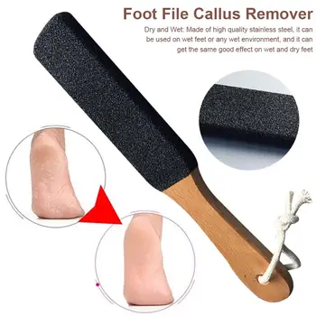 

Double-sided Foot File Pedicure Tool Feet Dead Skin Coarse Callus Remover Foot Care Wood File Pedicure Foot Tools