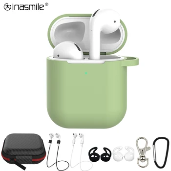 

2/7Pcs Set Silicone Cases for Airpods 2nd Luxury Protective Earphone Cover Case for Apple airpods2 Shockproof Sleeve With Hook
