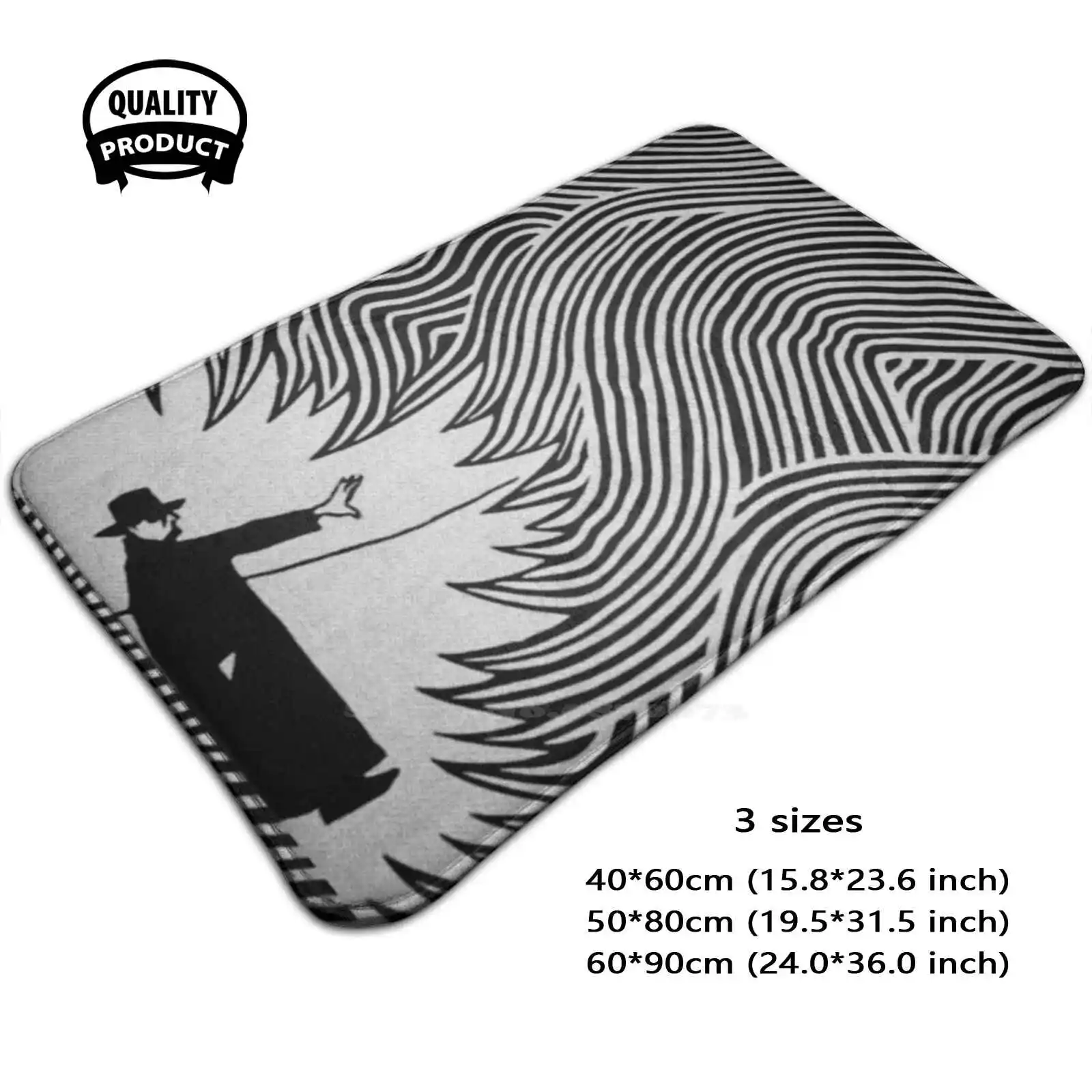 Gomma Copertura 3D Articoli Per La Casa Tappetino Tappeto Tappeto Piede Pad Radiohead Musica Radiohead Ok Fascia Per Computer Alternativa Indie Album 