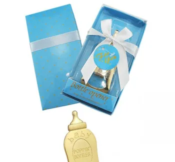 

(10 Pieces/lot) Baby gift favors of Baby feeding bottle design bottle opener gifts for Baby shower Party and Guest favors