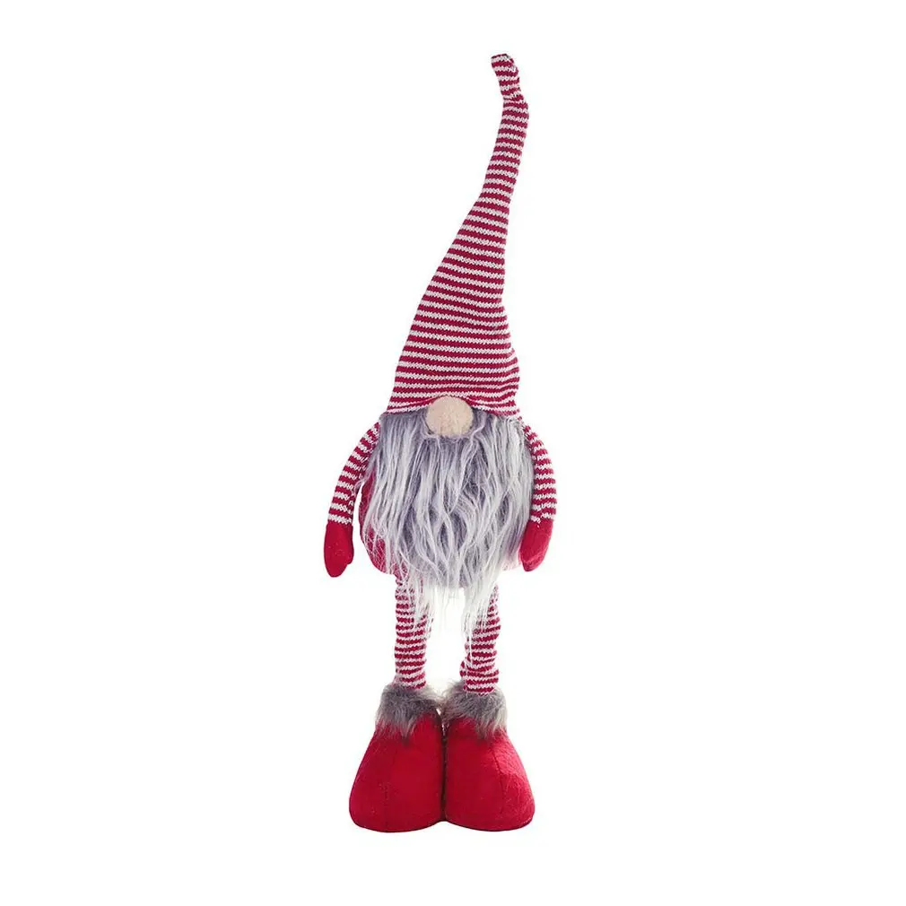 

Christmas Stripe Faceless Doll Standing Doll Nordic Santa Claus Doll Christmas Decoration Festive Atmosphere