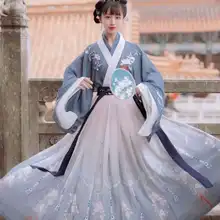 Ancient Traditional Chinese Woman Elegant Hanfu Dress Fairy Embroidery Stage Flok Dance Costume Retro Tang Dynasty Hanfu