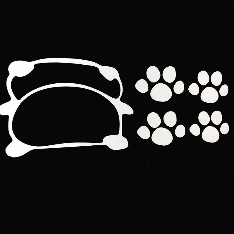

Cute Walking Panda 19x8CM Reflective vinyl car sticker car styling sticker Personalized Customized Car sticker Reflectivesticker