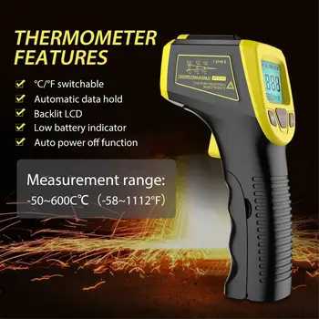 Infrared Thermometer Safe Digital Temperature Tester Body Temperature Fever Digital Measure Tool for Baby Adult 6