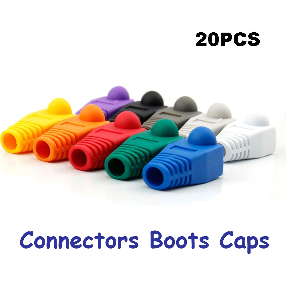 20 шт./компл. высококачественный универсальный сетевой разъем Cat5 Cat5e Cat6 RJ45