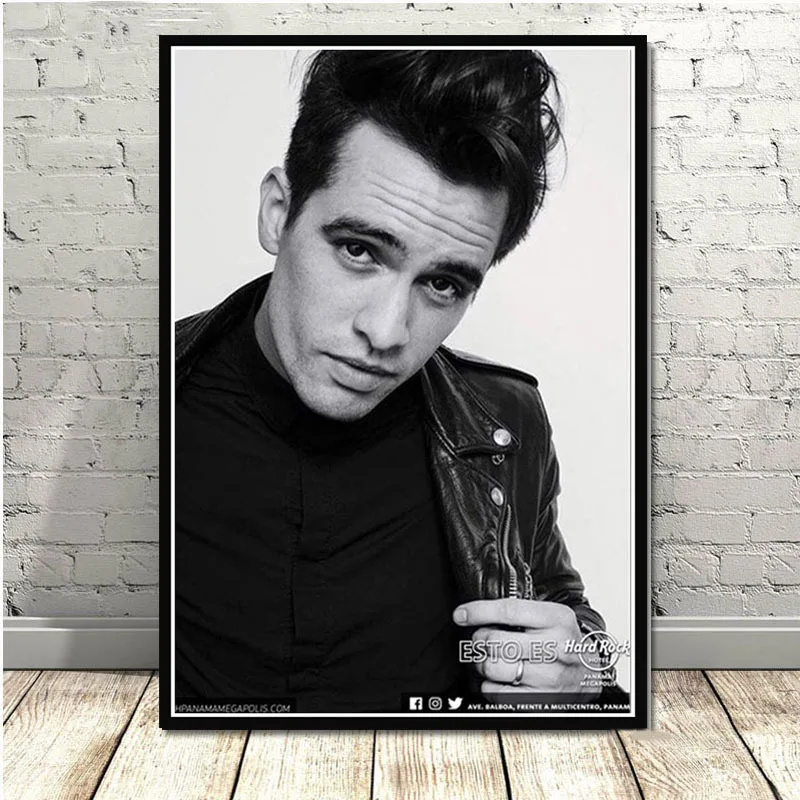 Brendon урие Panic! At The Disco звезда музыка Плакаты и принты из плотной ткани Декоративная