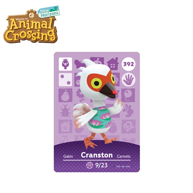 

392 Cranston Amiibo Animal Crossing Card Series 4 For NS Switch Game Animal Crossing New Horizons Amiibo Villagers Cranston Card
