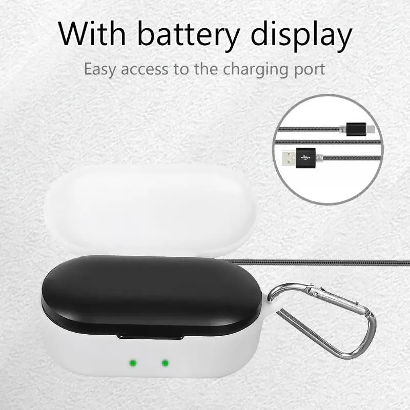 VKTECH сумки для наушников Мягкий силиконовый чехол для наушников противоударный защитный чехол для QCY T2C чехол для наушников