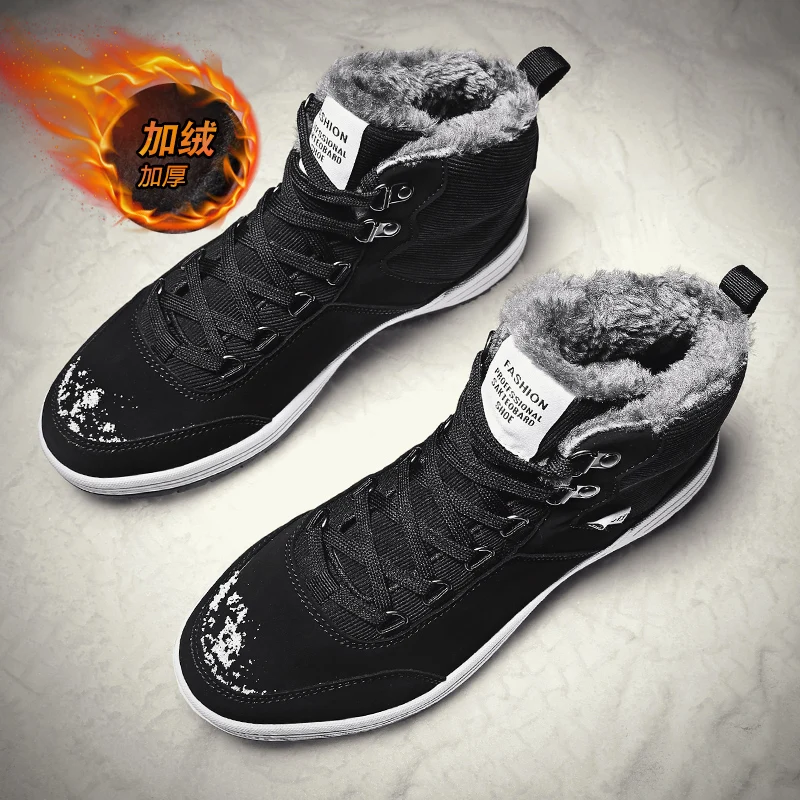 

BIGFIRSE Fashion Shoes For Men Outdoor Brand Big Size Keep Warm Shoes Man Leisure Shoes Autumn Zapatillas Hombre 2019 Sneakers