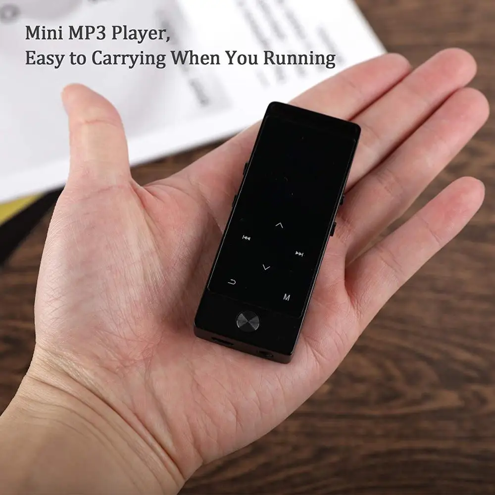 Ультра-тонкий Lossless HiFi Bluetooth MP3 музыкальный плеер BENJIE-S8 сенсорная кнопка с fm-радио, диктофон