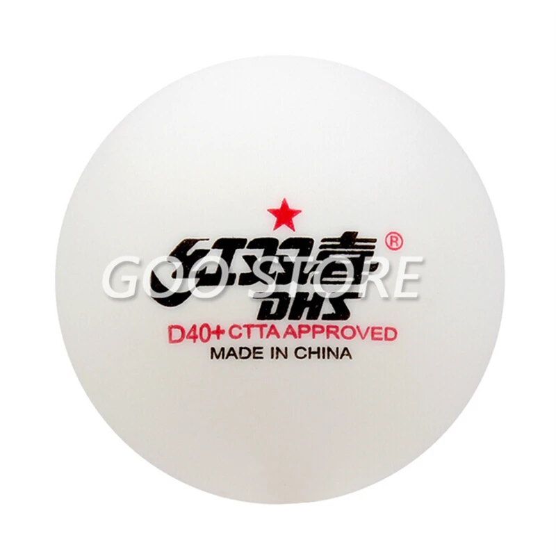 DHS table tennis balls new material 1 star d40+ balls for table tennis