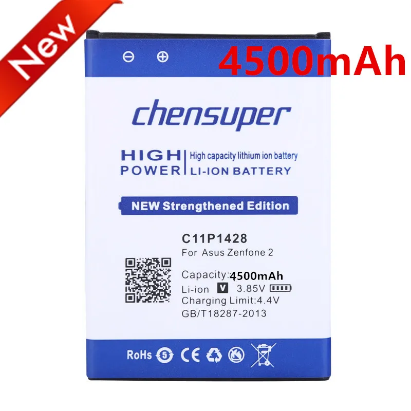 Аккумулятор chensuper 4500 мАч C11P1428 для Asus Zenfone 2 Zenfone2 Laser ZE500KL ZE500KG 5 &quotZ00ED|Аккумуляторы