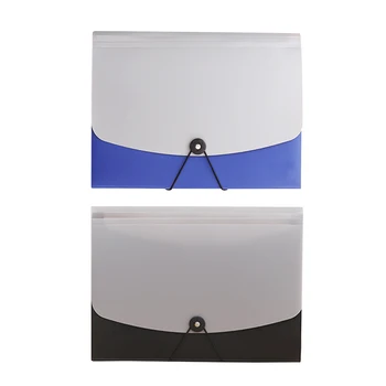

2PCS Accordion File Folder Plastic Documents Holder File Organizer for Office Company