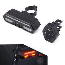 XANES STL14 Bike Bicycle Taillight Turn Signal Warning USB Waterproof Tail Light Cycling Lamp Cycling Lantern Torch Spotlights