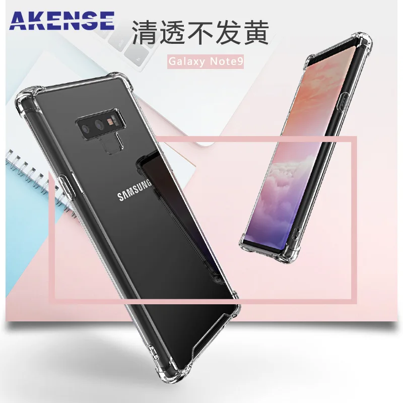 Кристально прозрачные противоударные мягкие ТПУ Силиконовые чехлы для samsung Galaxy S8 S9 S10 Lite Plus Note 8 9 J2 Pro Prime Core