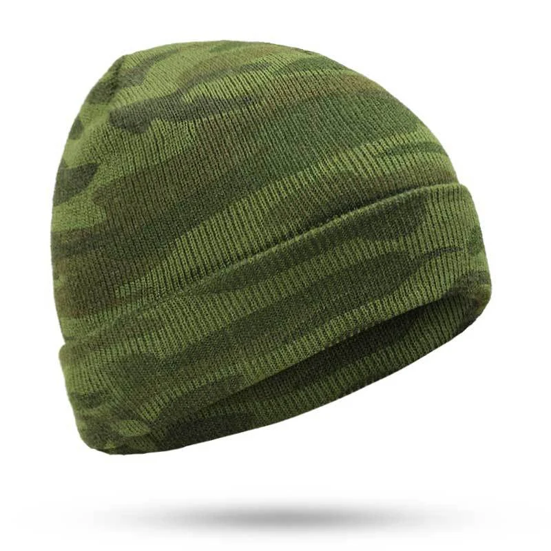 

Outdoor Sports Hat Unisex Stretch Knitted Winter Warmer Breathable Cap Leisure Slouch Skullies Hat For Cycling Hiking Climbing