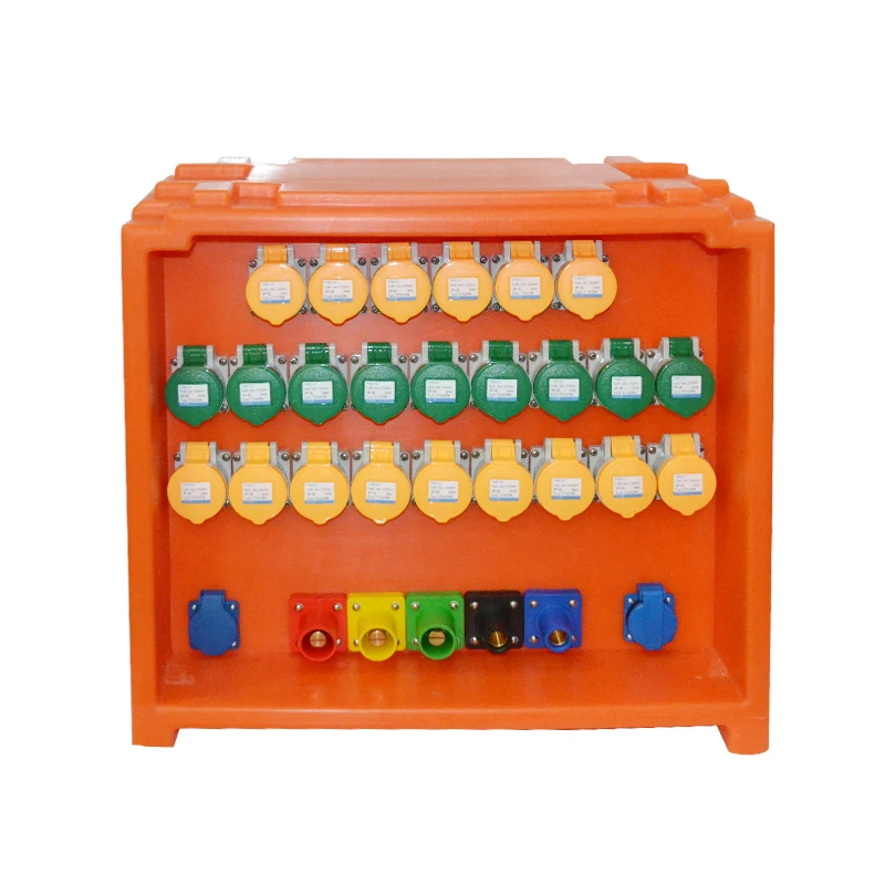 hot selling new style stackable portable waterproof stage power distribution distro box equipment box