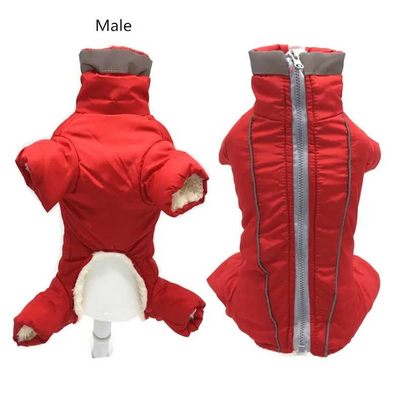 coat for boy Зимняя одежда для маленьких собак, Теплая Флисовая Куртка для питомца, Водонепроницаемые Светоотражающие комбинезоны для собак, одежда для чихуахуа, Комбинезоны - Цвет: coat for boy