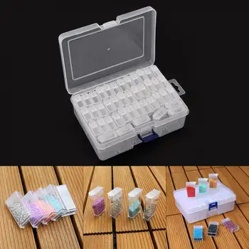 

42 Grid PP Detachable Transparent Multipurpose Independent Display Storage Box Fit Jewelry/Rings/Rhinestone/Nail Art/Tool Parts