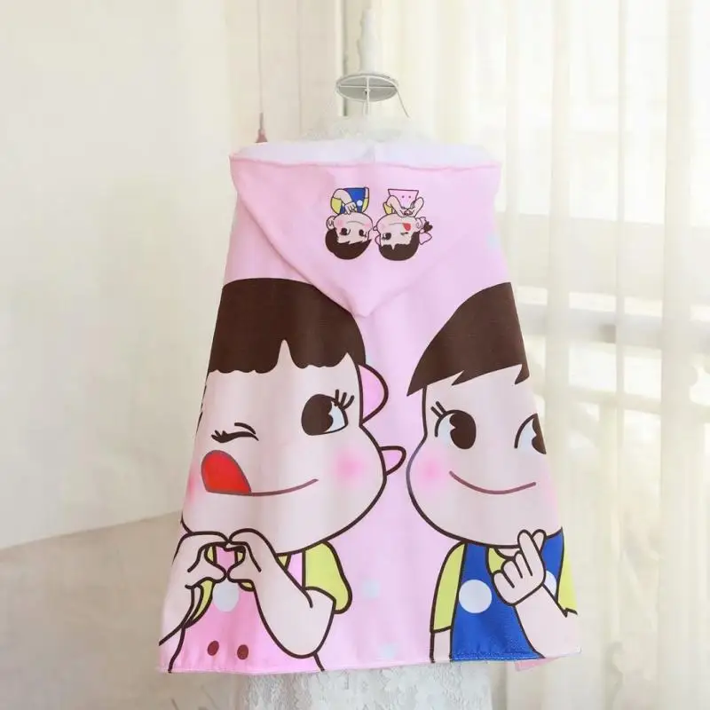 Мультфильм Sanrio, Hello Kitty с рисунками из мультфильма «My Melody Cinnamoroll PomPurin маленький Две звезды детское махровое полотенце халат пляжный халат Одеяло