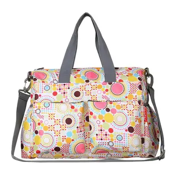 

50pcs Insular Cartoon Maternity Diaper Handbag Large Capacity Mummy Nursing Shoulder Bag flower style baby stroller bag