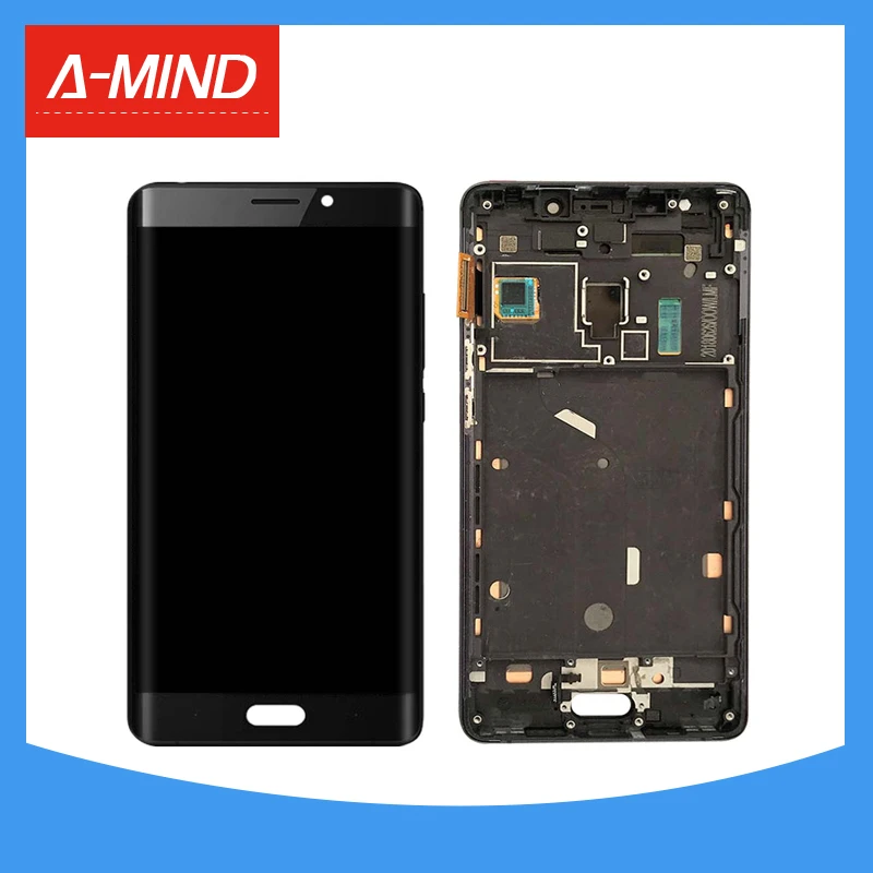 

100% Tested 5.7" AMOLED Display For Xiaomi Mi Note 2 LCD Display Note2 Touch Screen Digitizer For Xiaomi Mi Note 2 LCD +Frame