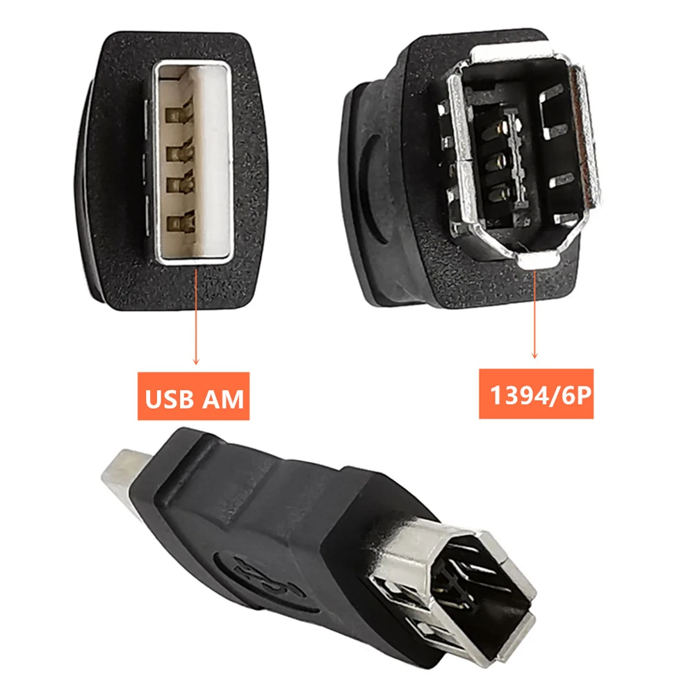 Переходник с разъемами USB 2 0 A Male на Firewire IEEE 1394 6P Female F/M | Компьютеры и офис