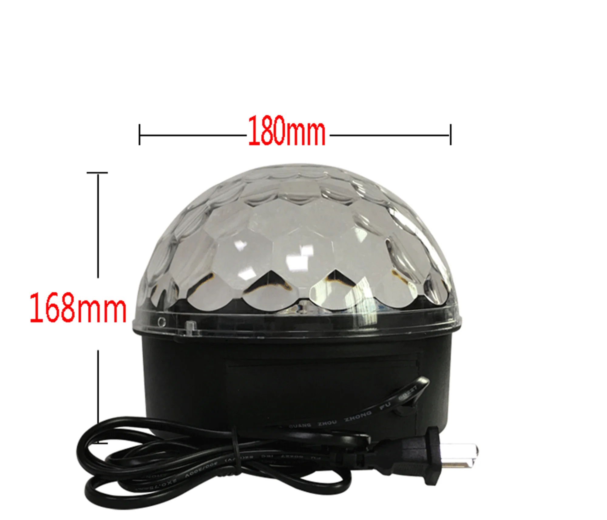 9 цветов 27 W bola Mama de cristal Led лампа для дискотеки 21 modo Disco luces de fiesta управление sonido DMX Lumiere