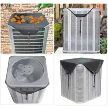 Оксфордская ткань/сетчатая Крышка для кондиционера уличная Защитная крышка Анти-пыль анти-снег анти-лист Крышка Кондиционера Чистящая крышка