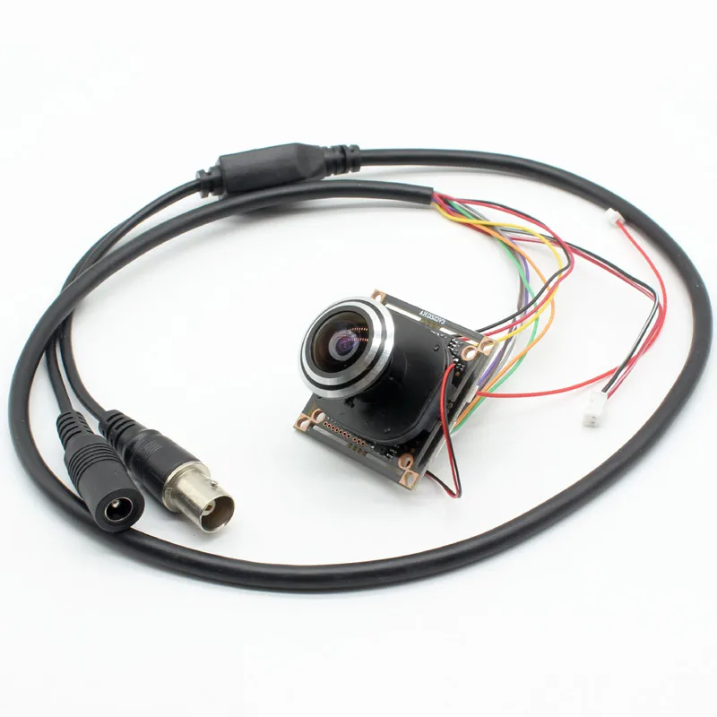 HD 2mp AHD TVI CVI CVBS 4in1 CCTV Camera Module CMOS PCB board Security 1.7mm fisheye lens | Безопасность и защита