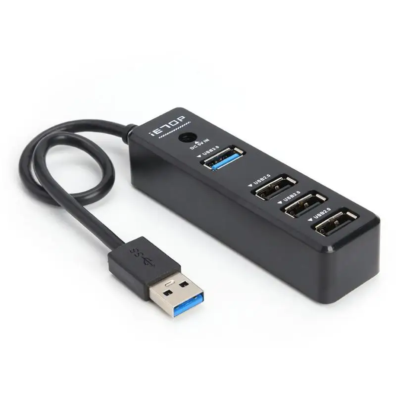 USB3.0 к USB3.0+ USB2.0 4 порта концентратор адаптер ж/DC-порт питания для ПК