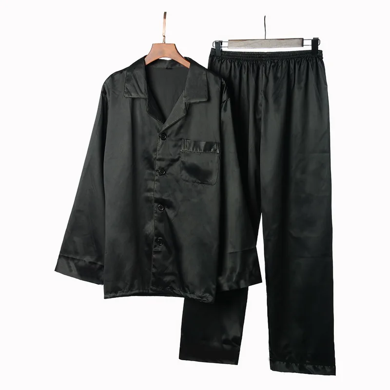 MJARTORIA мужской шелковый пижамный комплект, Мужская Шелковая пижама, Мужская сексуальная Современная стильная мягкая уютная атласная ночная рубашка, мужские наборы