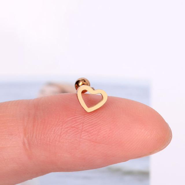 Stainless Steel Mini Stud Earrings Butterfly Snake Stars Helix Cartilage Tragus Labret Lobe Ear Piercing Jewelry