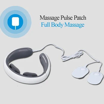 

Electric Pulse Back and Neck Massager Far Infrared Heating Pain Relief Tool Health Care Relaxation Power Control