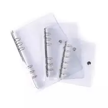 A5/A6/A7 Transparent PVC Loose-Leaf Shell 6-Hole Loose-Leaf Literature And Art Fresh Super Transparent Simple Wind