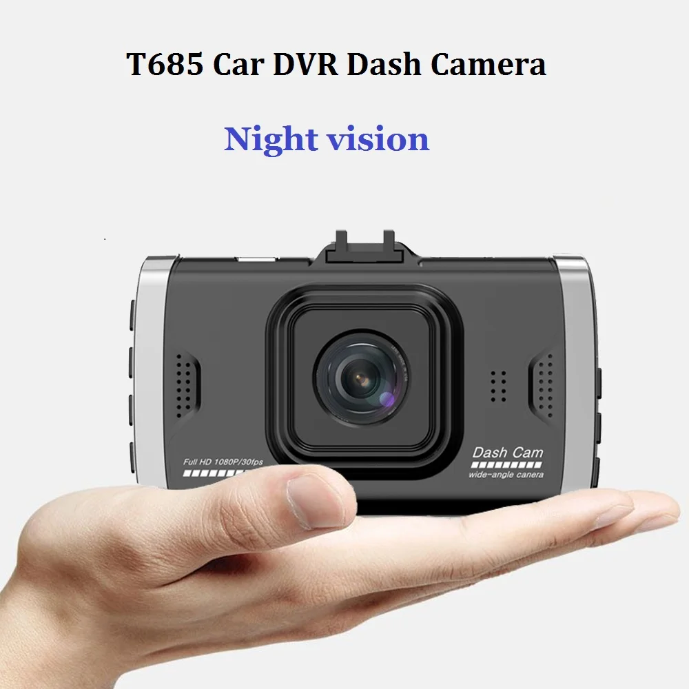 Full HD 1080P Видеорегистраторы для автомобилей Dashcam Двойной объектив 3 дюймов ips видео регистратор Регистраторы автомобиля Камера Ночное видение g-датчика