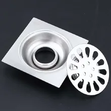 1.5/2/3CM Stainless Steel Floor Drain Bathroom Odor-resistant Floor Drain Shower Room Square Washing Machine Dual Purpose Drain