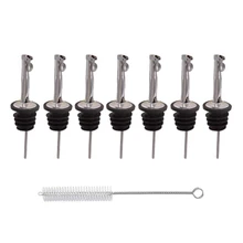 7 упаковок, бутылки для ликера, 316 нержавеющая сталь, классические бутылки для бутылок, конический носик, жидкость для вина, ликера, оливковое масло C