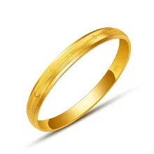 

Pure 14K Gold Bangles Jewelry for Women Never Fade Gold Jewellery Pulseira Feminina Bizuteria Wedding 14 K Gold Trendy Bangles