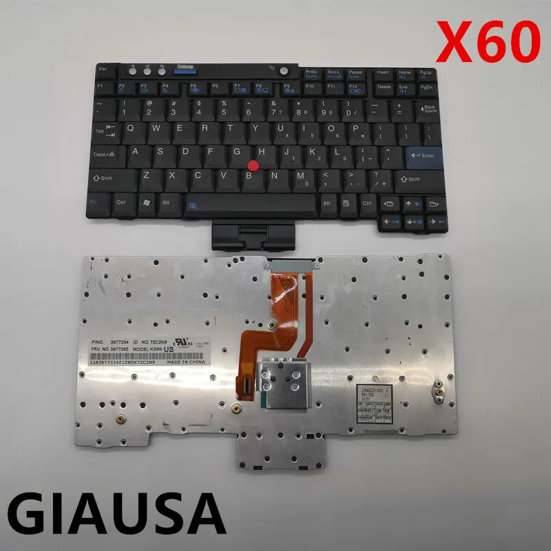 95% Новинка) для lenovo X60S X61T X61S X60T X60 X61 Клавиатура для ноутбука Версия США