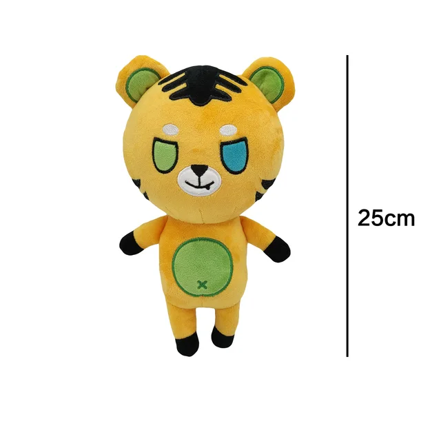 25cm Cartoon Kawaii Anime Funneh Bear Animals Pillow Plush Toys Soft Stuffed Plushie Dolls for Kids Birthday Christmas Gifts