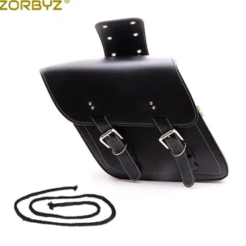 

ZORBYZ 1 Pcs Motorcycle Waterproof Large Size Saddle Bag Tool Side Luggage For Harley Honda Suzuki Custom