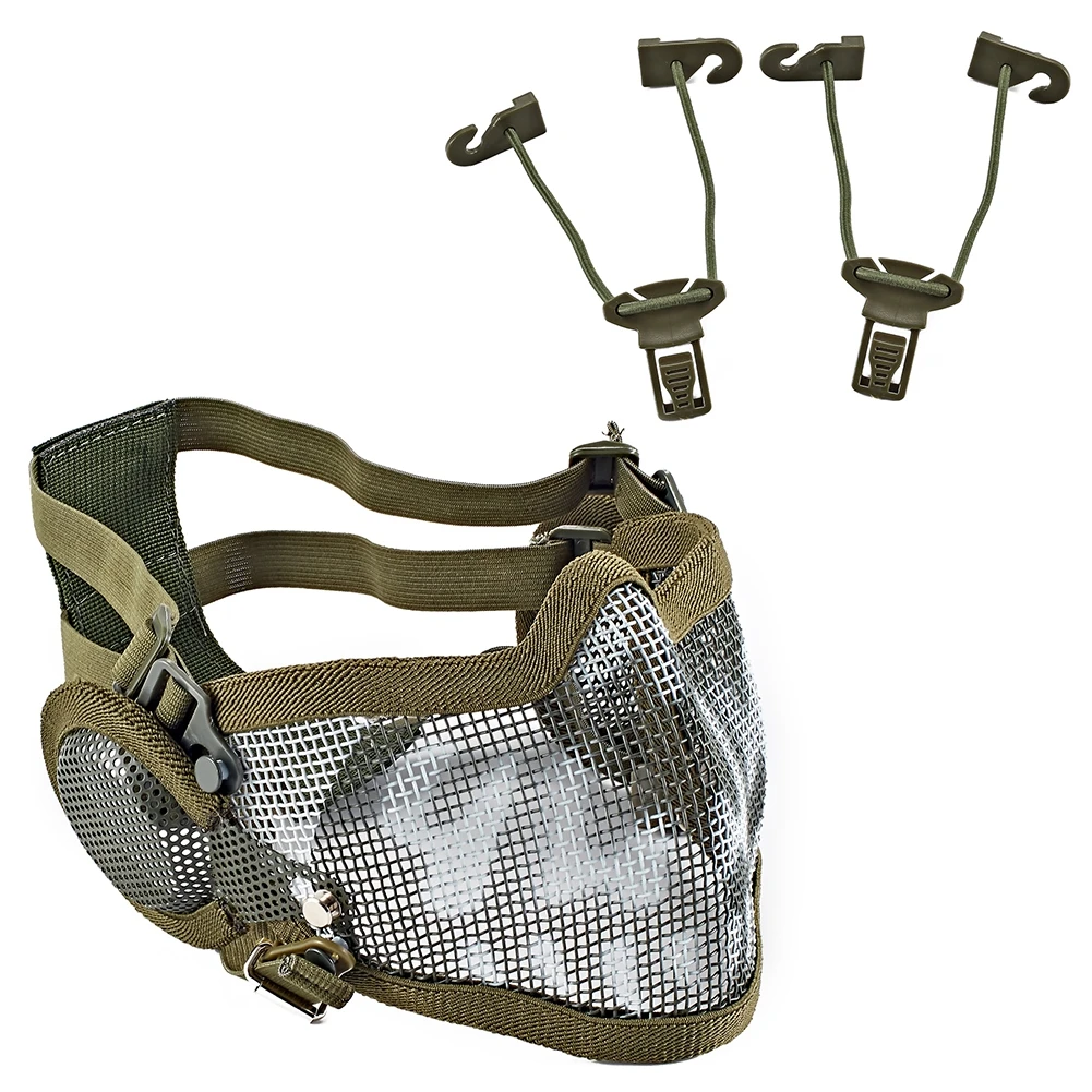 Outdoor Sports Protector For Running Cycling Sunscreen Helmet Riding Half Face Mask Breathable New Soft Mesh Mouth Accessories