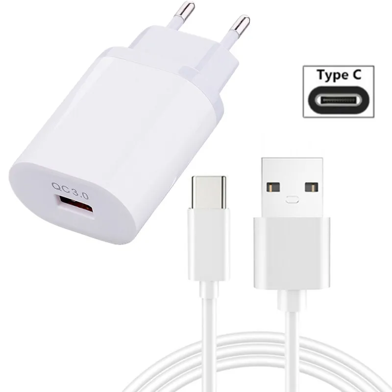 Быстрое зарядное устройство QC 3 0 для LG Q60 Q61 G6 G7 G5 G4 V30 V40 Q8 G8 G8S G8X ThinQ K40 L50 K12 зарядный